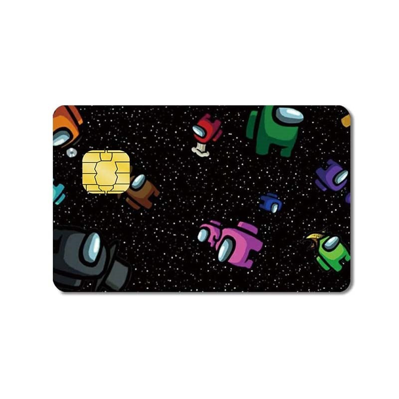Pack of 16 - 3M PVC Debit/Credit Card Cartoon Sticker