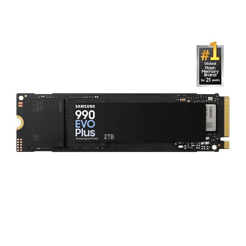 Samsung 990 EVO Plus 2 TB PCIe Gen 4x4, Gen 5x2 M.2 2280 NVMe Internal SSD