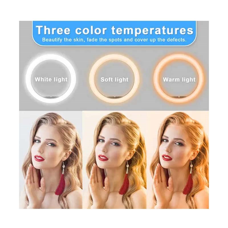 Plokama Soft LED Ring light with Tripod and Remote - 18