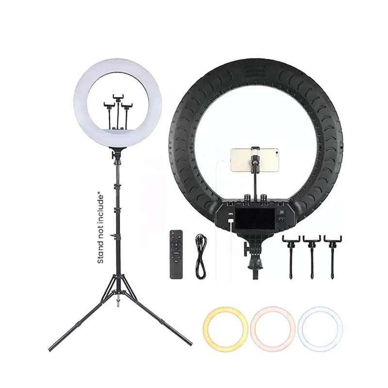 Plokama Soft LED Ring light with Tripod and Remote - 18