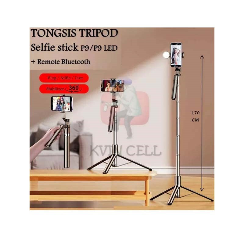 Plokama Live Broadcast Selfi Stand With Rechargable Selfie - 1700mm