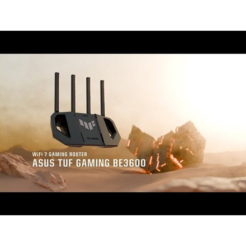 Asus TUF Gaming BE3600 Dual Band Wi-Fi 7 Gaming Router - Black
