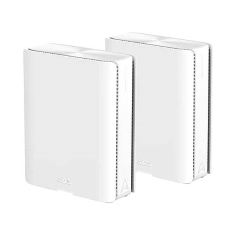 Asus ZenWiFi BQ16 BE25000 Quad Band Wi-Fi 7 (802.11be) Mesh Router 2 Pack - White