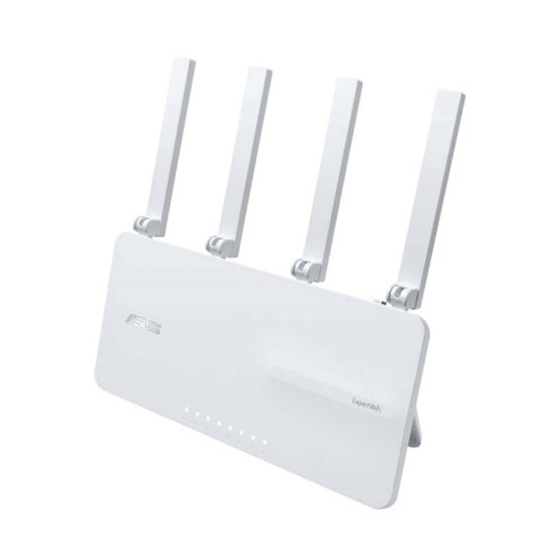 Asus EXPERT WIFI EBR63 AX3000 Dual-Band Wi-Fi 6 (802.11ax) AIO Access Point With Router - White