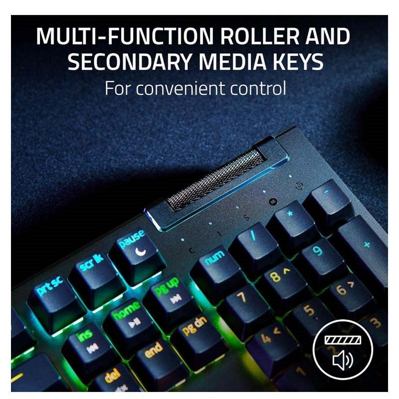 Razer BlackWidow V4 X Mechanical Gaming Keyboard, Green Switch (Arabic Layout)