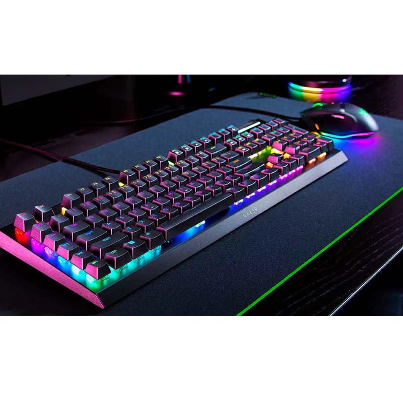 Razer BlackWidow V4 X Mechanical Gaming Keyboard, Green Switch (Arabic Layout)