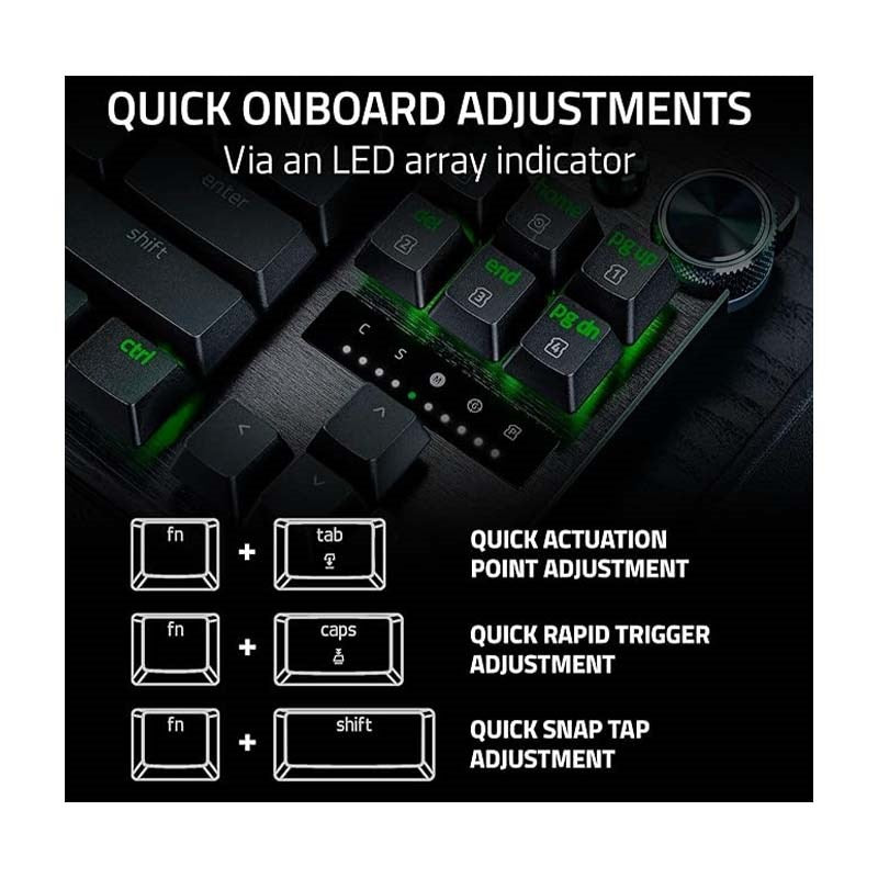 Razer Huntsman V3 Pro Tenkeyless Analog Optical Switches Esports Gaming Keyboard (US Layout)
