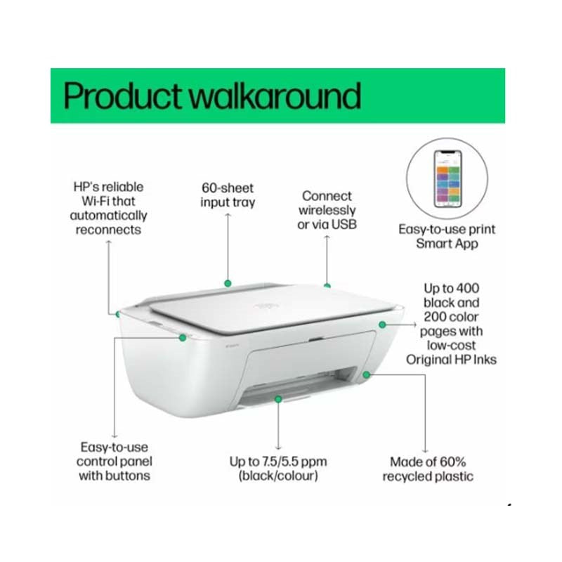 HP DeskJet Ink Advantage 2875 All-In-One Printer