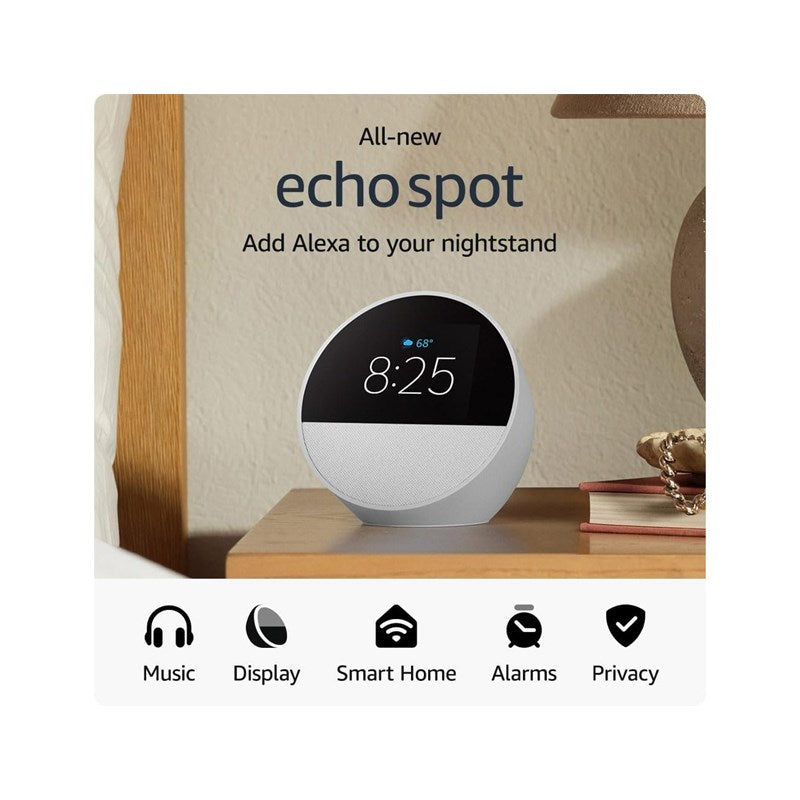 Amazon Echo Spot (2024 Release) Smart Speaker With 2.83
