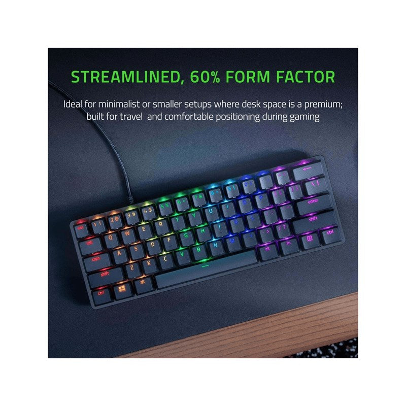 Razer Huntsman Mini Mechanical Gaming Keyboard, Linear Optical Switches, Black - Open Box