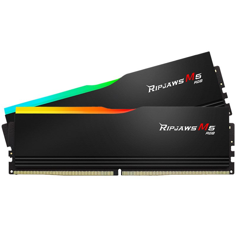 G.Skill Ripjaws M5 RGB 32GB (16GB x 2) DDR5 6000 MHz RAM Memory Kit - Black