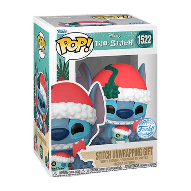 Funko Pop! Disney: Lilo & Stitch - Stitch Unwrapping Gift (Exc)