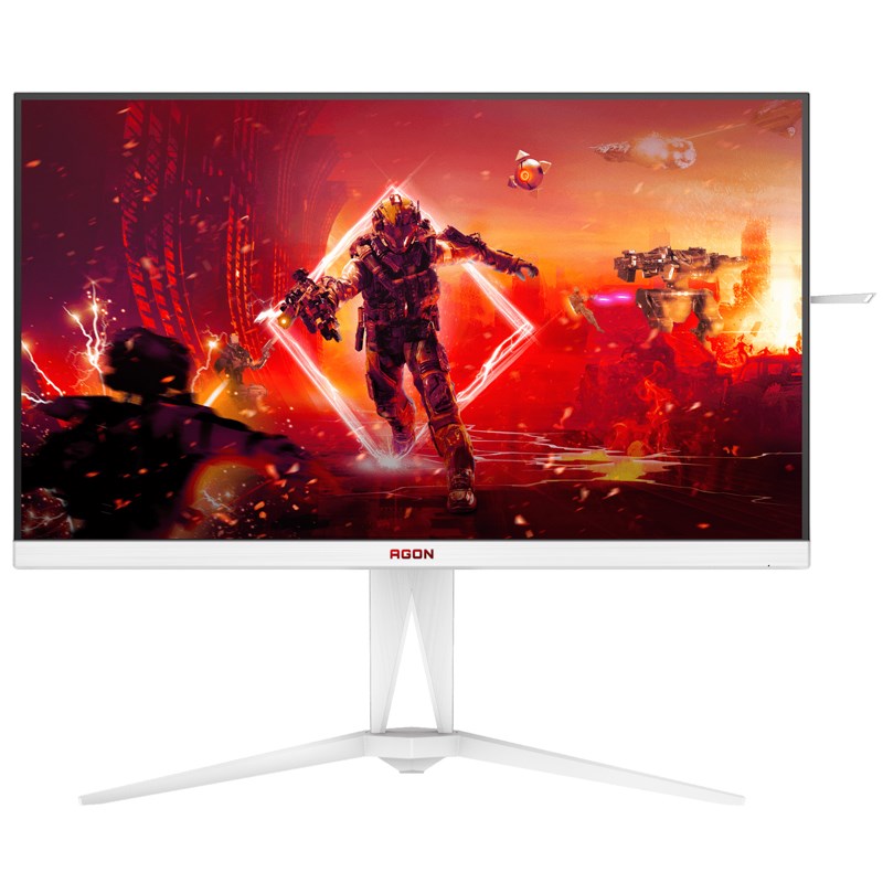 ايه او سي شاشة الألعاب أجون برو AG275QXW مقاس 27 بوصة بدقة QHD سريعة IPS، بمعدل تحديث 180 هرتز، ووقت استجابة 1 مللي ثانية - أبيض