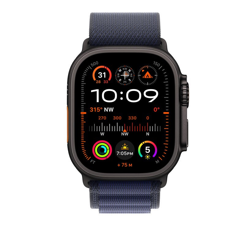 Apple 49mm Alpine Loop - Black Titanium Finish