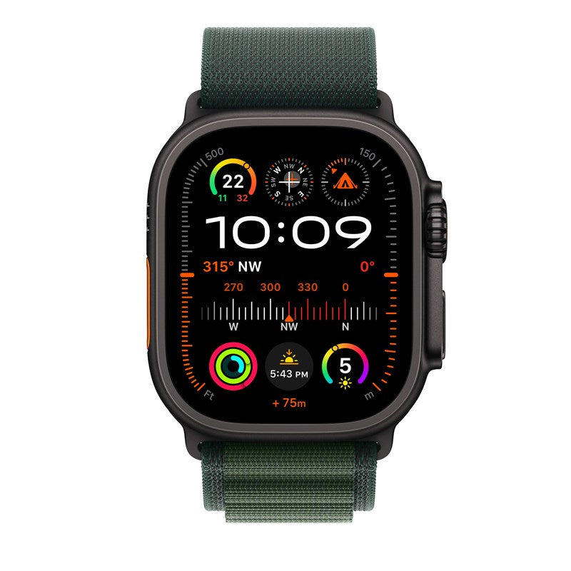 Apple 49mm Alpine Loop - Black Titanium Finish