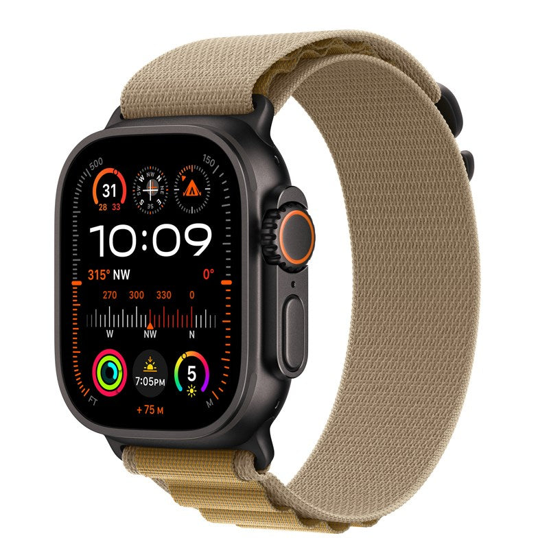 Apple 49mm Alpine Loop - Black Titanium Finish