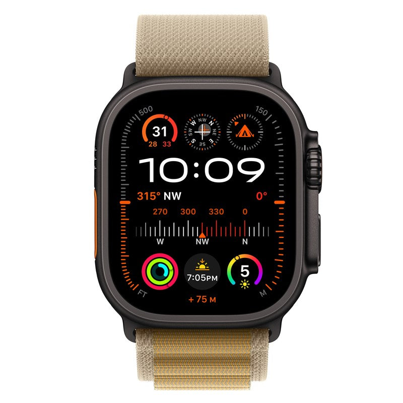 Apple 49mm Alpine Loop - Black Titanium Finish