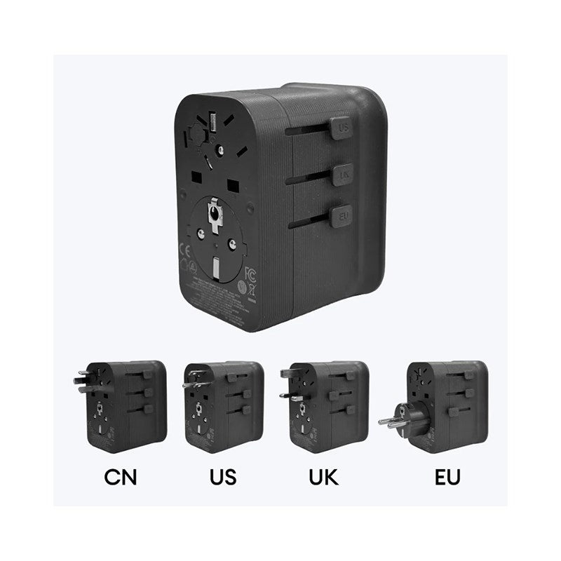 Anker Nano Travel Adapter (4-in-1, 65 W) - Black