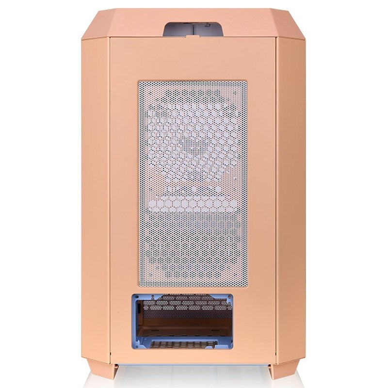Thermaltake The Tower 300 M-ATX Micro Tower Gaming PC Case - Peach Fuzz (2 PWM Fans Included)