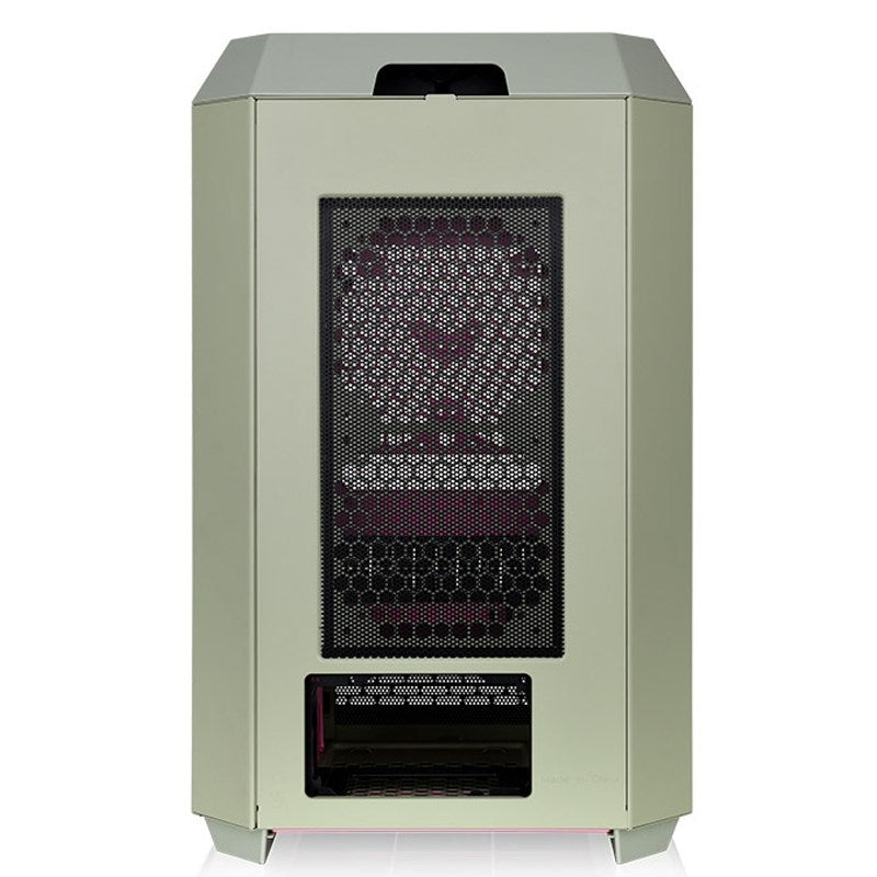 Thermaltake The Tower 300 M-ATX Micro Tower Gaming PC Case - Matcha Plum (2 PWM Fans Included)