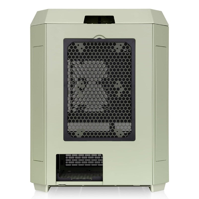 Thermaltake The Tower 600 ATX Mid Tower Gaming PC Case - Matcha Green (2 PWM Fans Included)