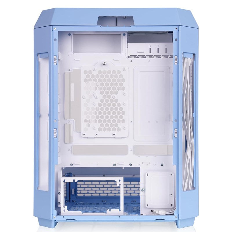 Thermaltake The Tower 600 ATX Mid Tower Gaming PC Case - Hyndrangea Blue (2 PWM Fans Included)