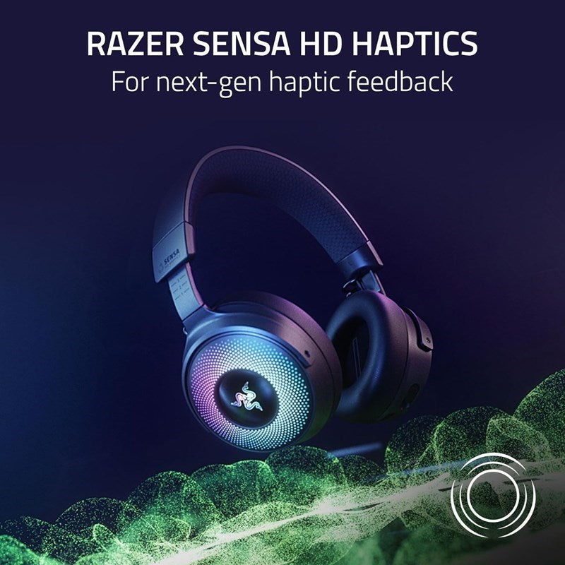 Razer Kraken V4 Pro Wireless Gaming Headset with OLED Control Hub for PC, PS5, Switch, Mobile