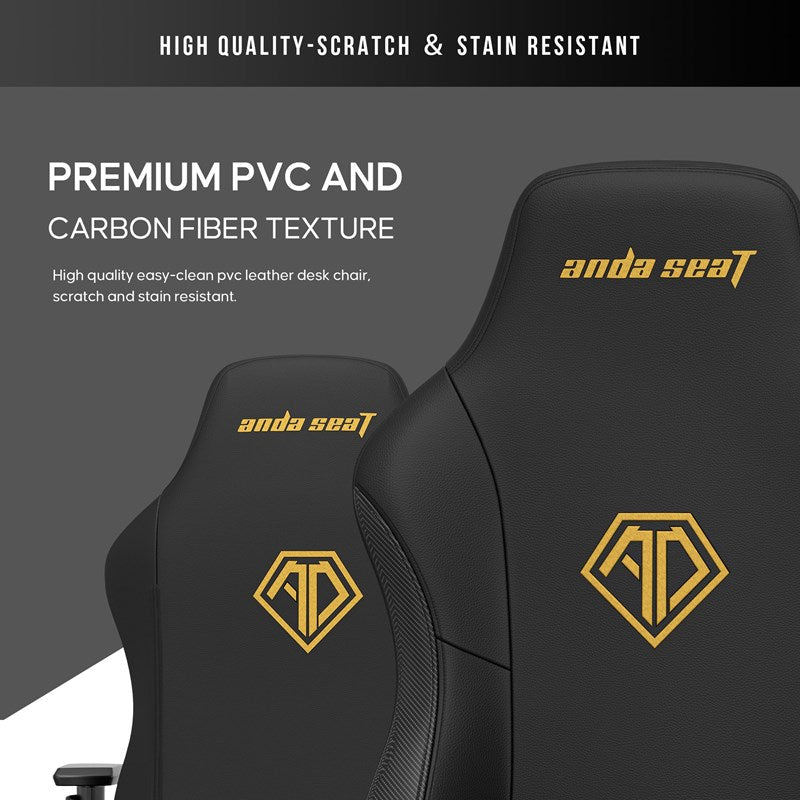 Anda Seat Phantom 3 Gaming Chair Large - Black