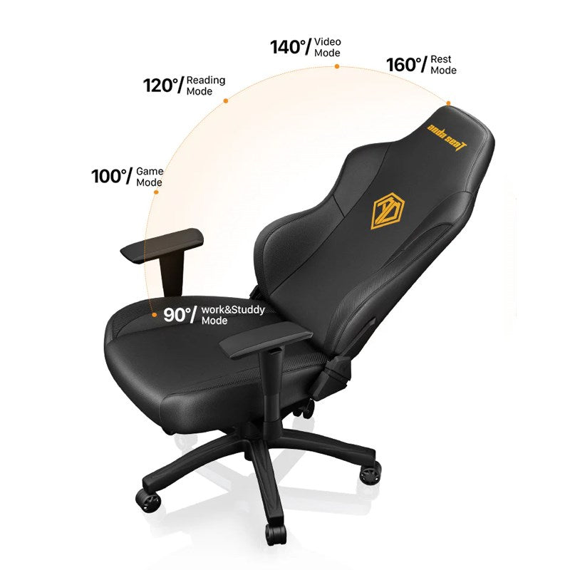 Anda Seat Phantom 3 Gaming Chair Large - Black