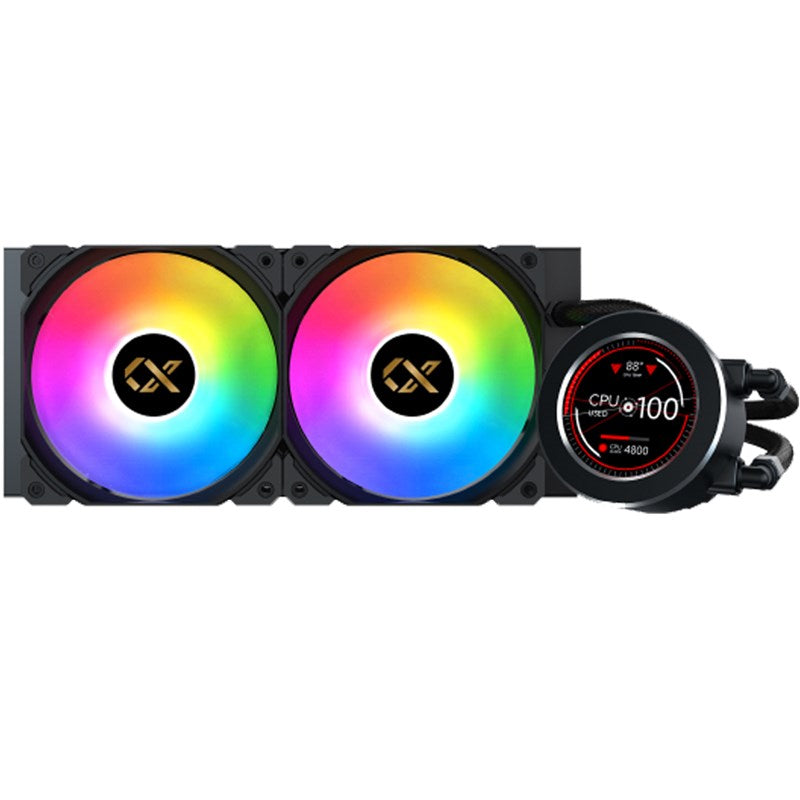 Xigmatek Frozr-O II 240 RGB LCD Display CPU AIO Cooler - Black