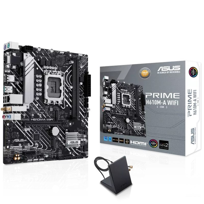 Asus PRIME H610M-A WIFI DDR5 M-ATX Gaming Motherboard