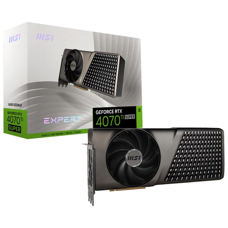 MSI GeForce RTX 4070 Ti SUPER 16GB EXPERT GDDR6X Gaming Graphics Card