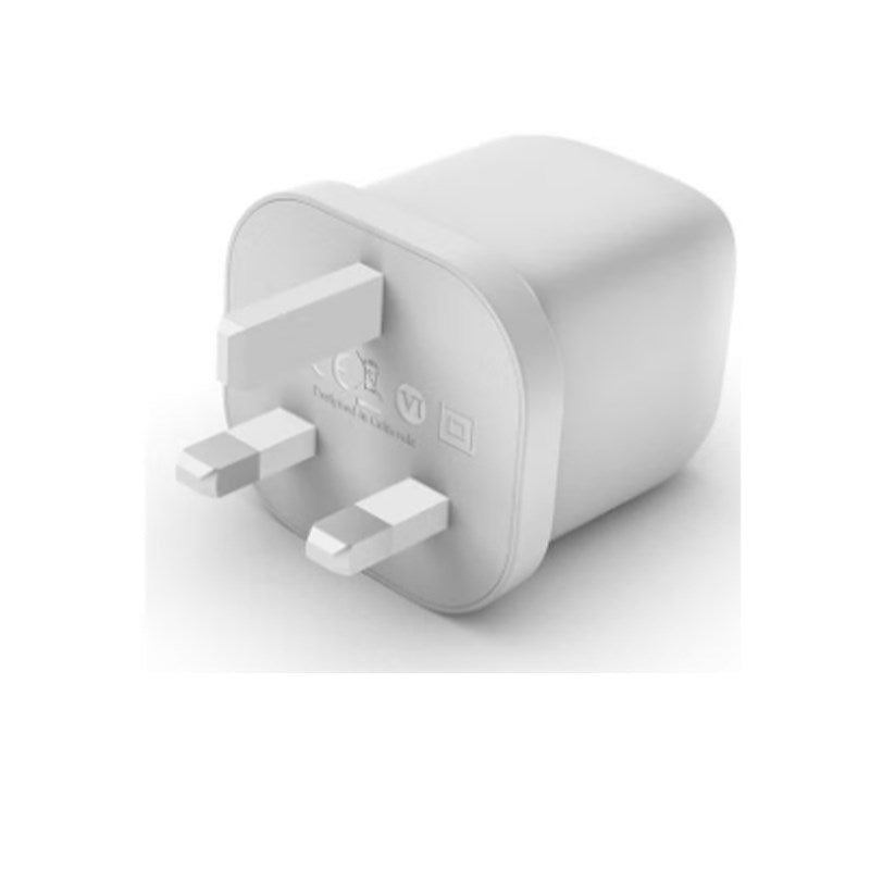 Belkin BoostCharge Pro Dual USB-C GaN Wall Charger with PPS 65W + USB-C to USB-C Cable, Fast Charging Power Delivery 3.0 with GaN Technology, for Apple / Galaxy / Pixel, White | WCH013my2MWH-B6