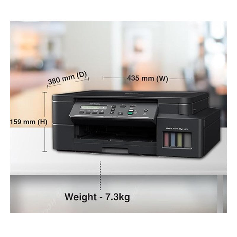 Brother All-in One Ink Tank Refill System Solid Ink Printers with Built-in-Wireless Technology - Black