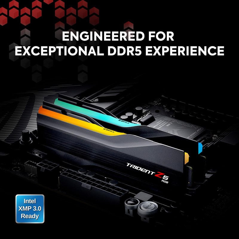 G.Skill Trident Z5 RGB 48GB (2x24GB) DDR5 8000MHz RAM Memory Kit - Black