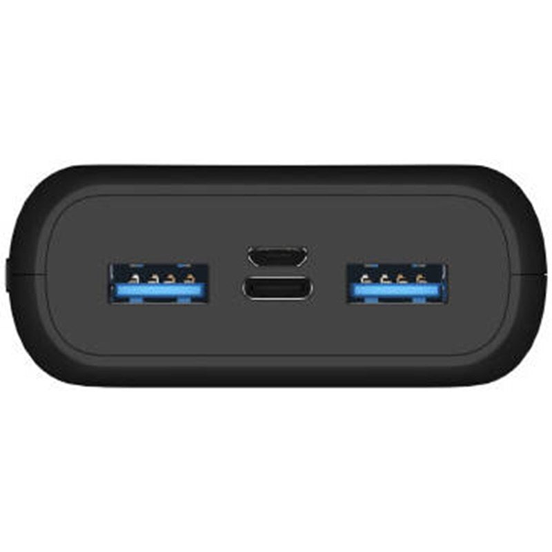 Energizer Ultimate 20000 mAh Power Bank, 22.5W, Triple Output, with Power Delivery 20W USB-C Output and Fast Charge, Dual Input, LCD Indicator, Black