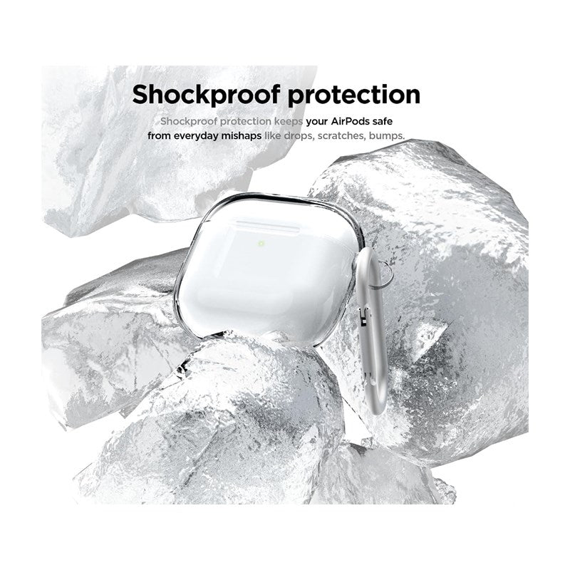 Elago AirPods 4 Clear Hang Case, Transparent