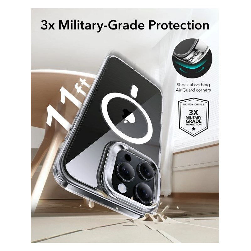ESR iPhone 16 Pro Classic Hybrid with Stash Stand Case