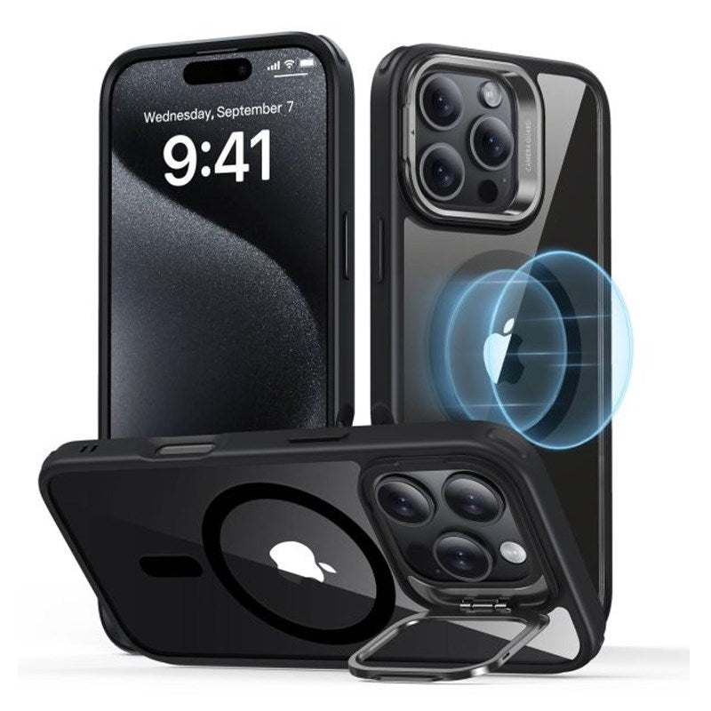 ESR iPhone 16 Pro Max Classic Hybrid with Stash Stand Case