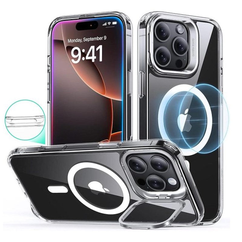 ESR iPhone 16 Pro Max Classic Hybrid with Stash Stand Case