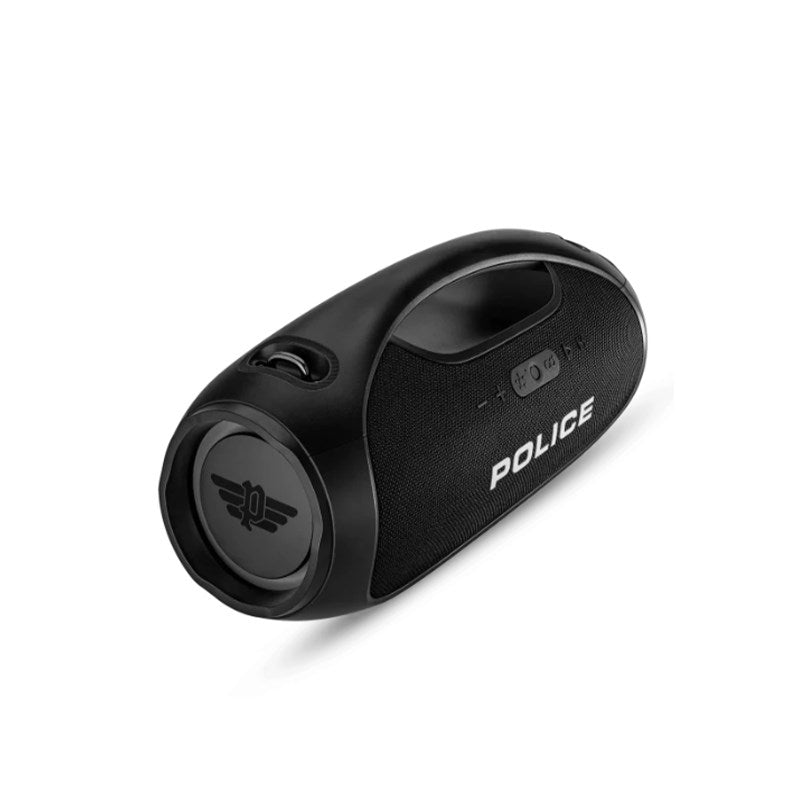 Police Boombox  Bluetooth  Speaker - Black