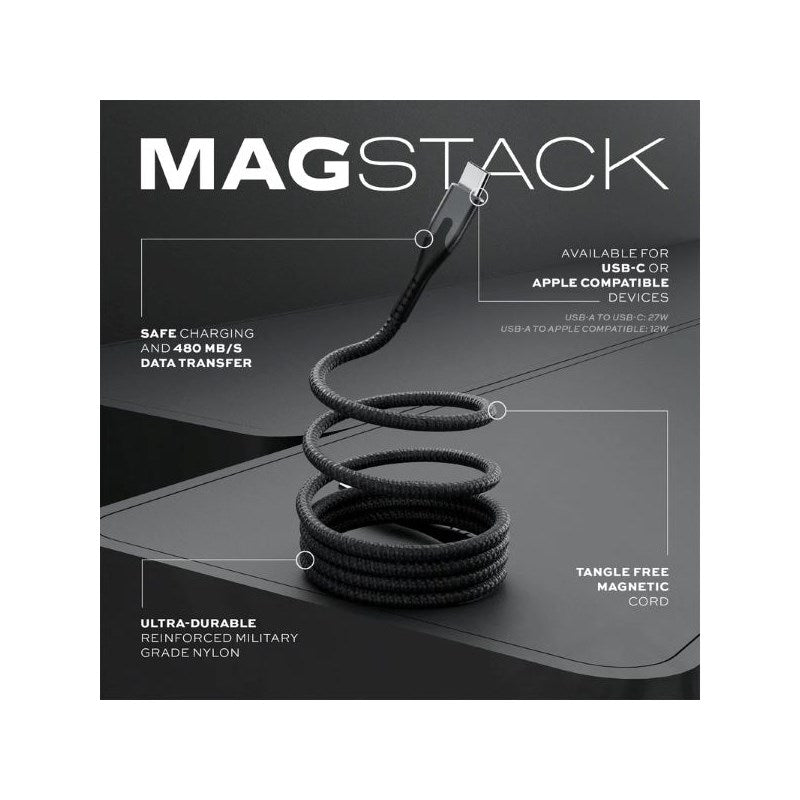 Statik MagStack Pro Magnetic 100 W Cable USB-C to USB-C, 1.8 M