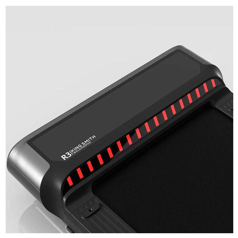 King Smith R3 Walking Pad Foldable Treadmill with Max Speed 6 km/h, 1HP Brushless Motor - Black