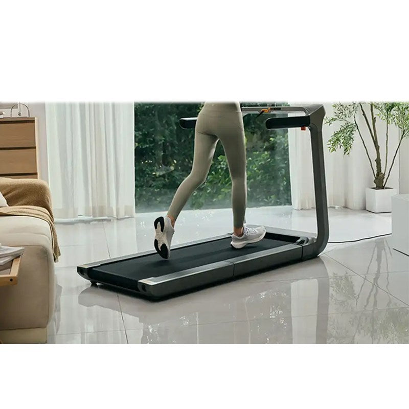King Smith X218 Walking Pad Foldable Treadmill with Side Armrest, Max Speed 16km/h, 1.75 Brushless Motor - Black