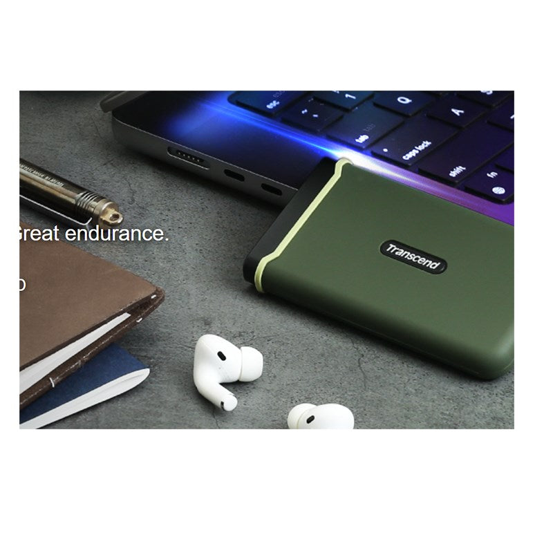 Transcend 1 TB Type-C 20 Gbps Up To 2000Mb/s Portable SSD