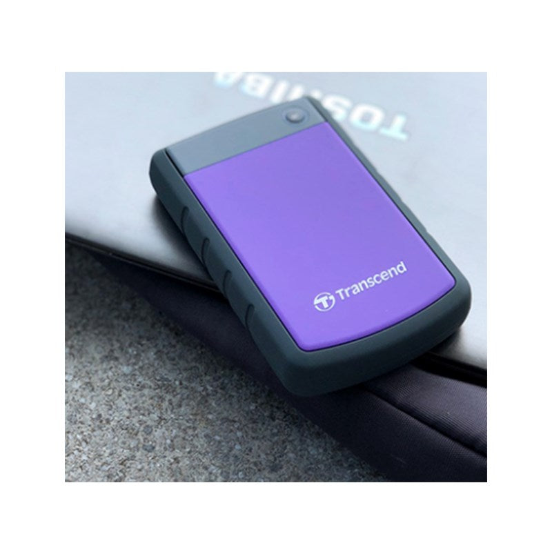 Transcend 2 TB StoreJet 25H3 Supreme Shock-Resistant -Portable HDD - Purple