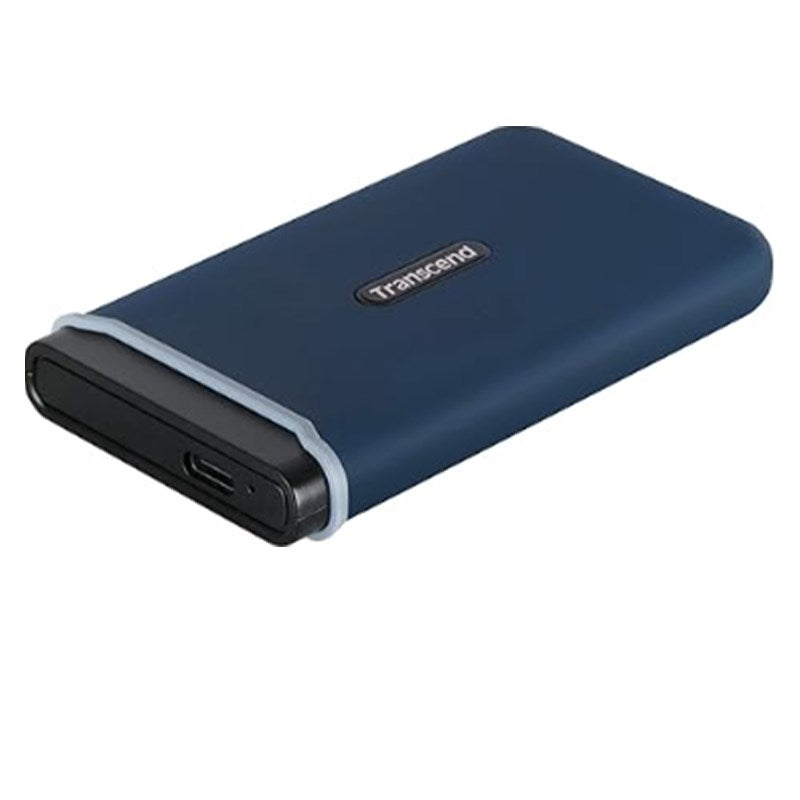 Transcend 1 TB ESD370C Type C ,up to 1,050 MB/s, Portable SSD -Navy blue