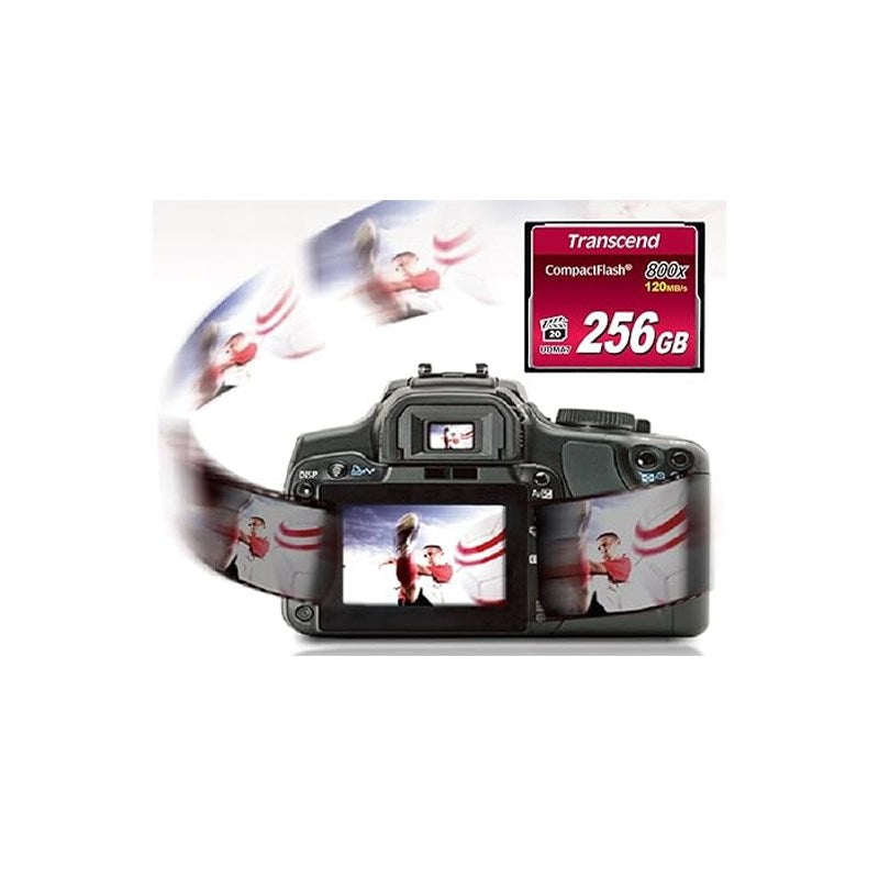 Transcend 256 GB Compact Flash Memory Card 800x