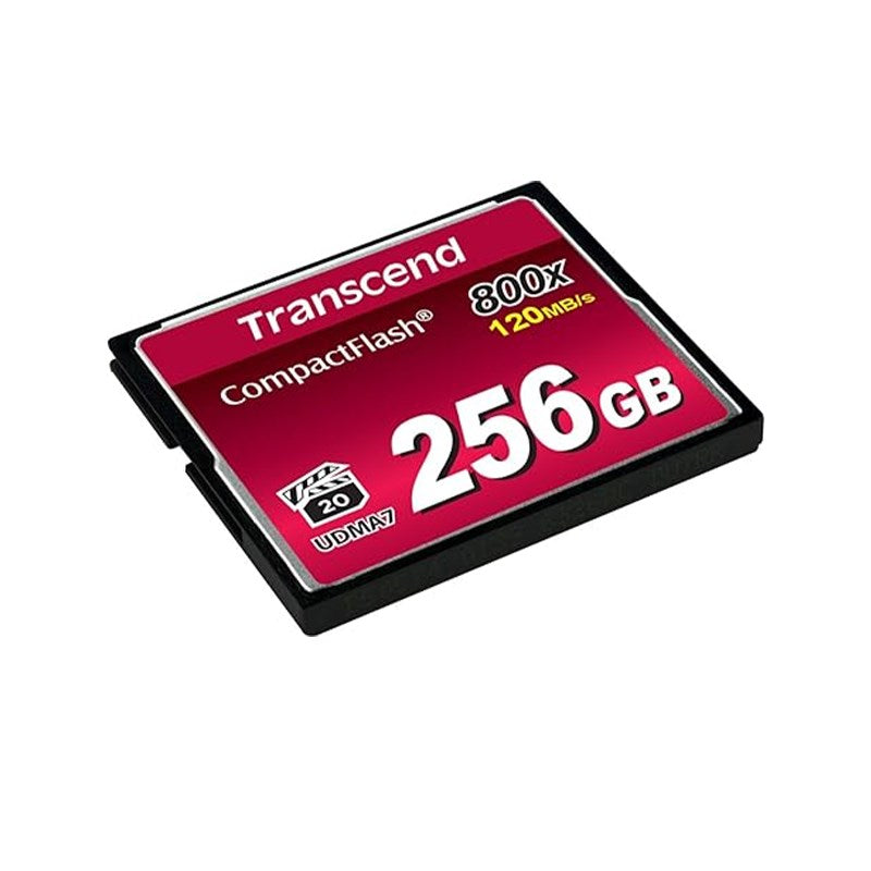 Transcend 256 GB Compact Flash Memory Card 800x