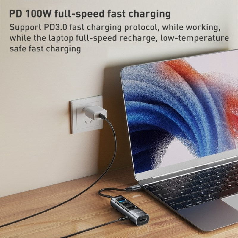 Yesido HB22 HDMI Multifunctinal Hub, 100W PD Charging